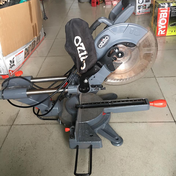 máy cưa trượt ozito giá rẻ lưỡi 254