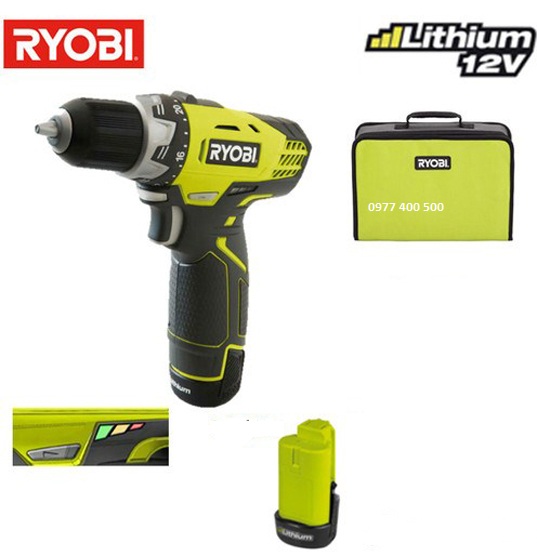 máy khoan pin ryobi RCD1201