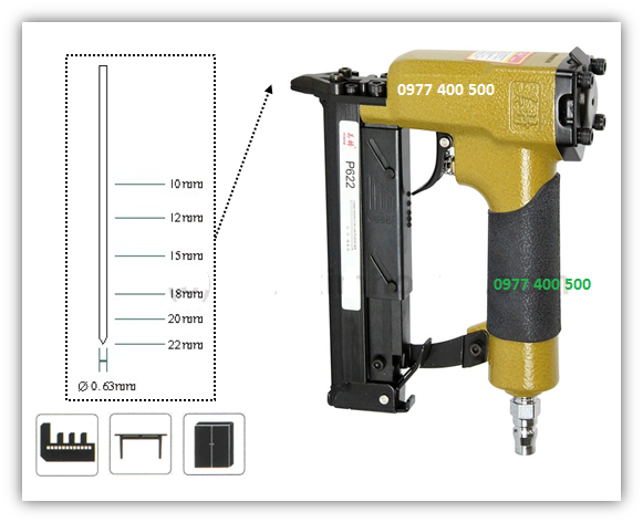 súng bắn đinh meite p622